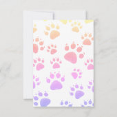 Kindergeburt im Dschungelstil Dankeskarte (Rückseite)