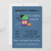 Kindergeburteneinladungen Blauer Geburtstag Einladung (Vorderseite)