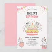 Kindergeburtsfeier Einladung (Vorne/Hinten)