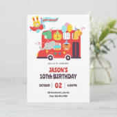 Kindergeburtsfeier Einladung (Stehend Vorderseite)