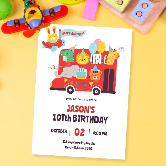 Kindergeburtsfeier Einladung