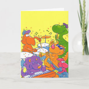 Kindergeburtskarte Dinosaurier Karte