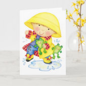 Kindergeburtskarte Karte (Gelbe Blume)