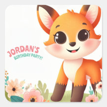 Kindergeburtsparty "Little Fox" Niedlich