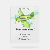 Kindergeburtstag Acrylschild (Vorderseite)