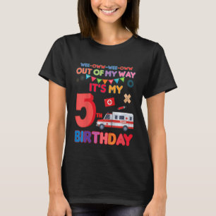 Kindergeburtstag Ambulance Thema aus meiner Sicht T-Shirt