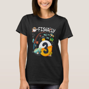 Kindergeburtstag-Angelmotiv für Jungen und Mädchen T-Shirt