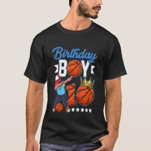 Kindergeburtstag Boy 10 Jahre alter Basketballspie T-Shirt