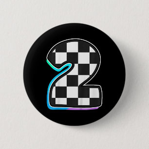 Kindergeburtstag Boy 2 2. Geburtstag Racing Car Fl Button