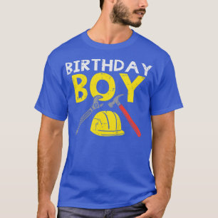 Kindergeburtstag Boy Construction Hard Hat Niedlic T-Shirt