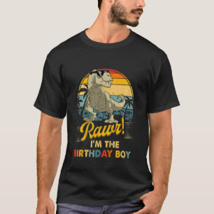 Kindergeburtstag Boy Dino Rex Dinosaur Boys Son Ma T-Shirt