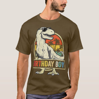 Kindergeburtstag Boy Dino T Rex Dinosaur Boys Matc T-Shirt