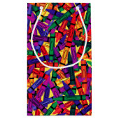 Kindergeburtstag Crayon Kleine Geschenktasche Kleine Geschenktüte (Rückseite)