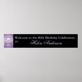 Kindergeburtstag Custom Banner Poster 60x11 (Vorne)