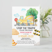 Kindergeburtstag der Aquarellbildung jedes Alter Einladung (Stehend Vorderseite)