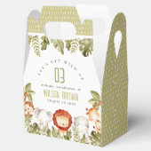 Kindergeburtstag der niedlichen wild lebenden trop geschenkschachtel (Geöffnet)