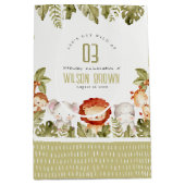 Kindergeburtstag der niedlichen wild lebenden trop mittlere geschenktüte (Vorderseite)