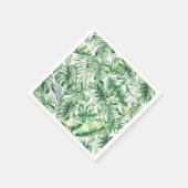 Kindergeburtstag der Safari Foliage Serviette (Ecke)