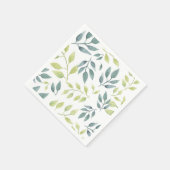 Kindergeburtstag der Safari Foliage Serviette (Ecke)