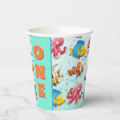 Kindergeburtstag der tropischen Fische Pappbecher (Links)