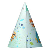 Kindergeburtstag der tropischen Fische Partyhütchen (Rückseite)