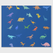 Kindergeburtstag Dino Gastgeschenk Geschenkpapier (Flach)