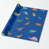 Kindergeburtstag Dino Gastgeschenk Geschenkpapier (Ungerollt)