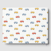 Kindergeburtstag eines Zugfahrzeugs Gästebuch (Rückseite)