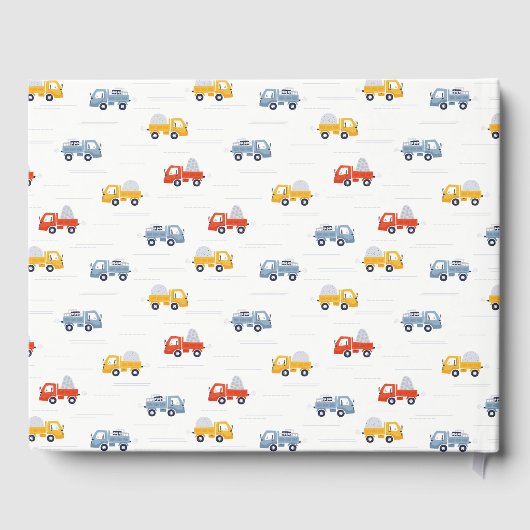 Kindergeburtstag eines Zugfahrzeugs Gästebuch (Rückseite)