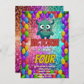 Kindergeburtstag Einladung (Vorne/Hinten)