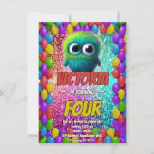 Kindergeburtstag Einladung (Vorderseite)