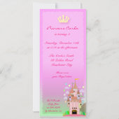 Kindergeburtstag-Einladung 029: Schloss IIB Einladung (Rückseite)