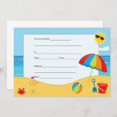 Kindergeburtstag Einladung füllen (Vorne/Hinten)