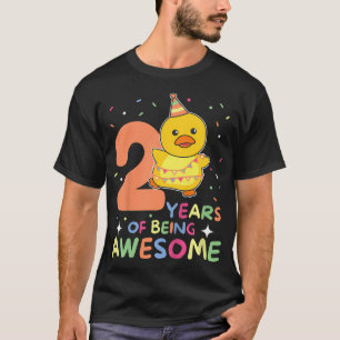 Kindergeburtstag Ente für Kinder im Alter von zwei T-Shirt