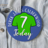 Kindergeburtstag Football Shirt für die Personalis Button (Beispiel)