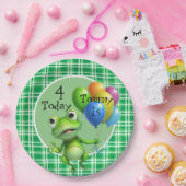 Kindergeburtstag Frogs personalisieren Pappteller (Party)