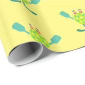 Kindergeburtstag Funny Pickle ball Geschenkpapier (Rolleneckpunkt)