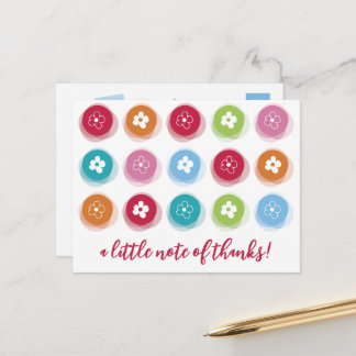 Kindergeburtstag für farbenfrohe verschwommene Pun Postkarte