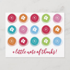 Kindergeburtstag für farbenfrohe verschwommene Pun Postkarte