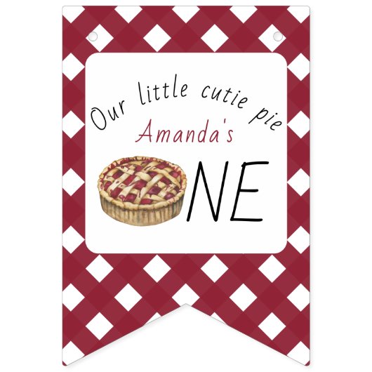 Kindergeburtstag für Wasserfarben Wimpelkette (Zweite Fahne)