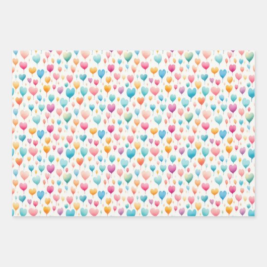 Kindergeburtstag Geschenkpapier Set (Vorderseite 3)