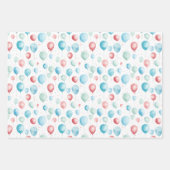 Kindergeburtstag Geschenkpapier Set (Vorderseite)