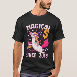 Kindergeburtstag Girl 5 Jahre alt, geboren 2018, U T-Shirt