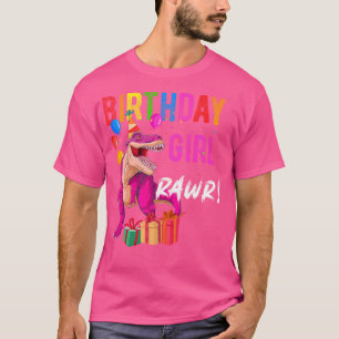 Kindergeburtstag Girl Dinosaur Shirtt-Rex Raptor B T-Shirt