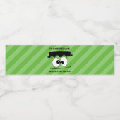 Kindergeburtstag Halloween-Party Labels, Frankenst Wasserflaschenetikett (Einzelnes Label)