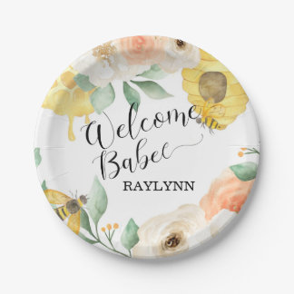 Kindergeburtstag, Honigbiene, Bienengewerbe Pappteller