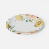 Kindergeburtstag, Honigbiene, Bienenzucht Pappteller (Schrägansicht)