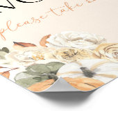 Kindergeburtstag im Herbst: Favoritenzeichen Poster (Ecke)