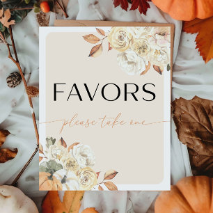 Kindergeburtstag im Herbst: Favoritenzeichen Poster