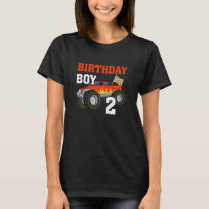 Kindergeburtstag Junge 2 Zweierrennen Auto 2. Gebu T-Shirt